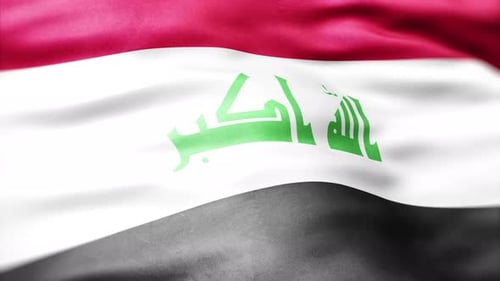 Iraq Custom Flag Texture Background V02