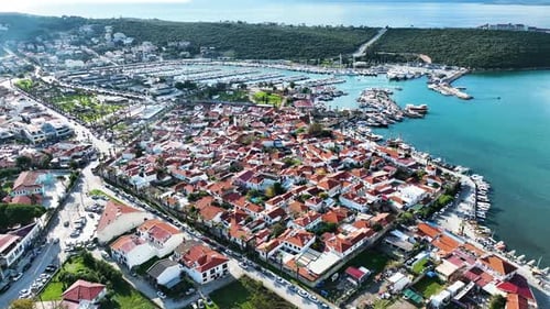 Izmir Sığacık, Drohnenansicht