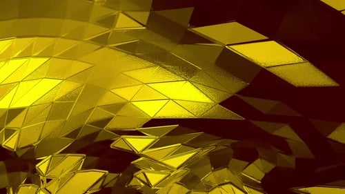 Abstract Golden Geometric Waving Background Loop