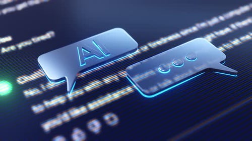 Ai Chat bot on macro screen.