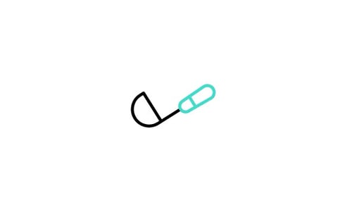 Animated Ladle with Steam Line Art Icon