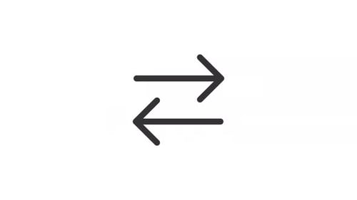 Ícone animado da linha de operação Ui