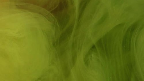 Multicolored Fog Art Smoke Veil Grunge Paint Green