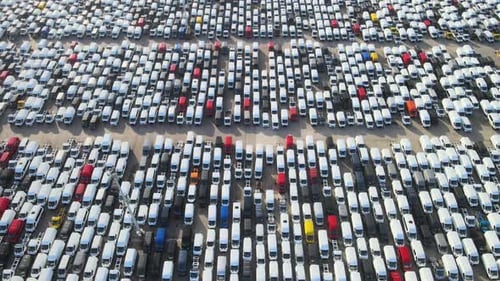 Parking Lot Aerial View