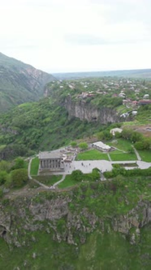 Ancient Temple Overlook in Armenia