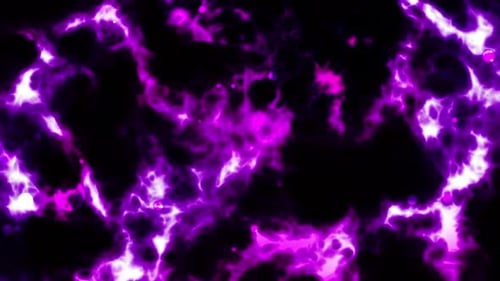 Purple And Black Abstract Nebula