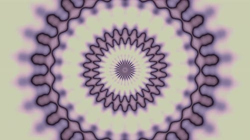 Abstract Geometric Kaleidoscope Expanding Pattern Animation