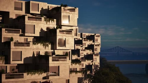 Towering Skyscraper With Abundance of Windows