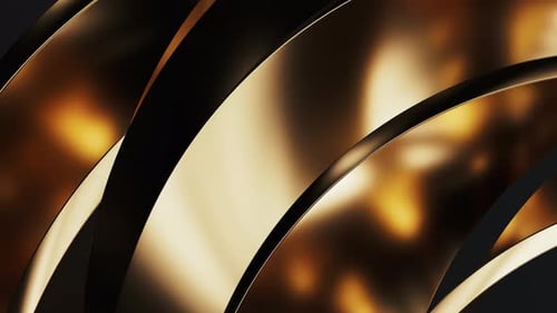 Metallic curve geometry background