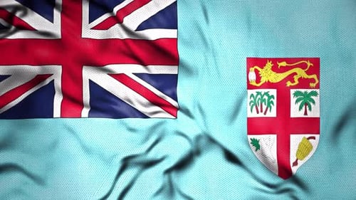 Bandeira realista do país de Fiji