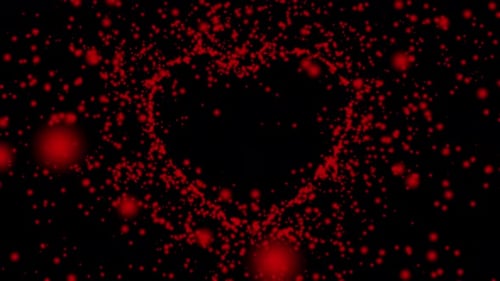 Particles Heart Loop