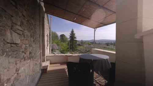 Outdoor Patio with Countryside View