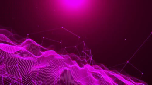 Pink Plexus Technology Network Background Loop V2