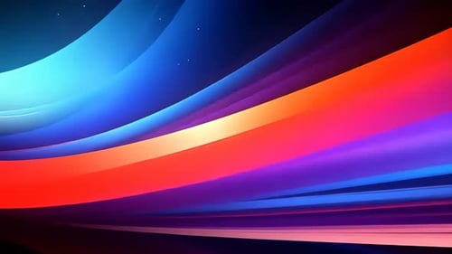 Abstract vibrant colorful dynamic flowing lines