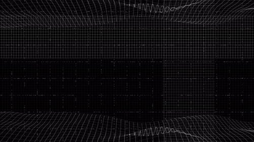 Abstract Digital Grid Network Loop Background