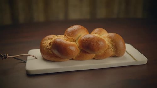Bakery Concept of Homemade Breads Loaf Pastry Food Background