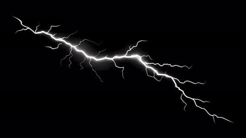 Cracking Lightning Flash Overlay for Power Effects