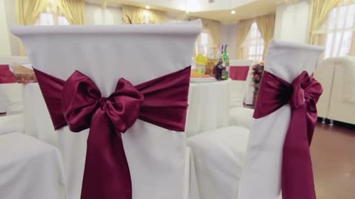 Nice Red Wedding Table Set