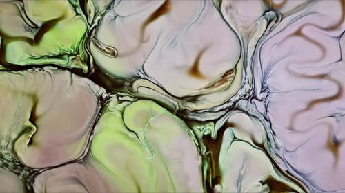 Formes de diffusion de peinture à l'encre abstraite Spread 190