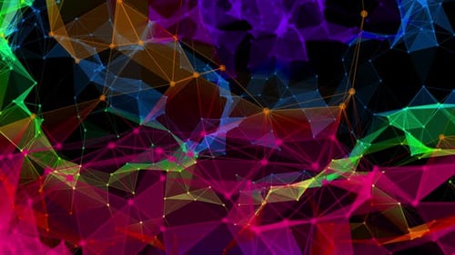 Geometric Abstract Colorful Bakckground