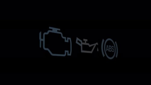 Car Dashboard Warning Lights Animation