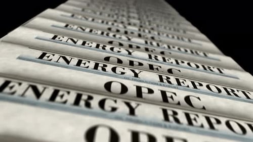 Presse à imprimer pour journaux de l'OPEP, du pétrole et du pétrole