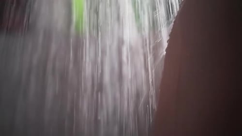 Water Running Down Body in Shower
