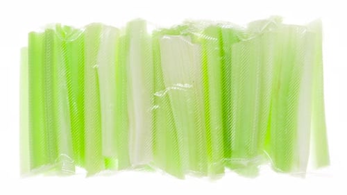 Packaging And Freezing Fresh Celery