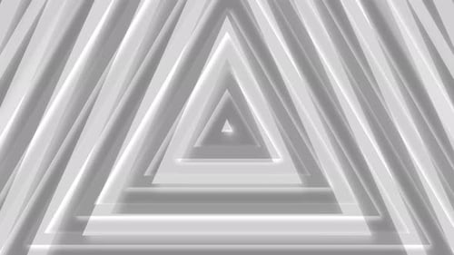 White Background Riangle Trendy Motion