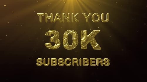 30K Subscribers Celebration Greeting