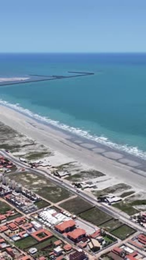 Plage d'Atalaia à Luis Correia à Piaui au Brésil.