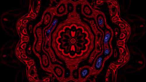 Glänzender Kaleidoskop-Hintergrund | 4K