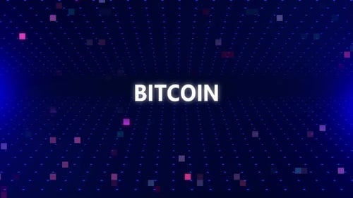 Bitcoin Text Animation