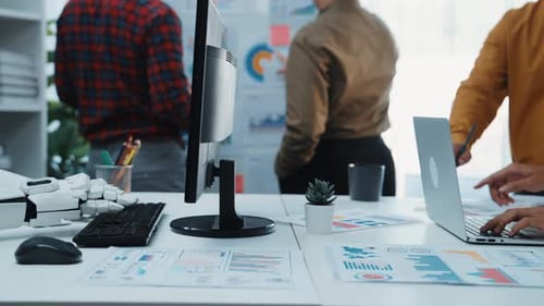 A consultant and AI assistant collaborate on data analysis, transforming complex research into actio