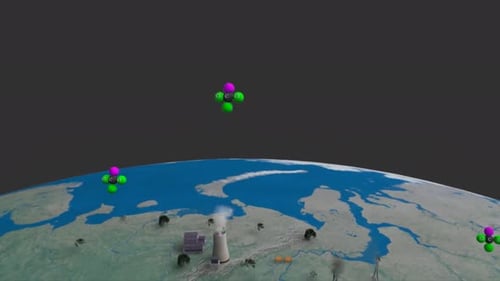 Las emisiones de gases de efecto invernadero aumentan por encima del planeta tierra