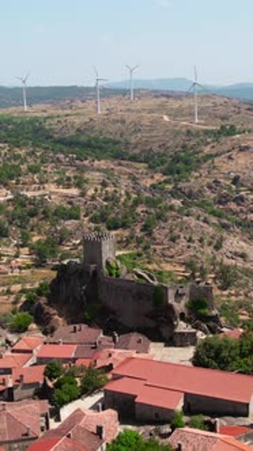 Portuguese Village of Sortelha Vertical Video