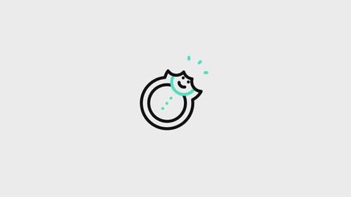 Rotating Circle Progress Indicator Flat Design Animation