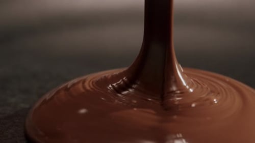 Dark Chocolate Pouring