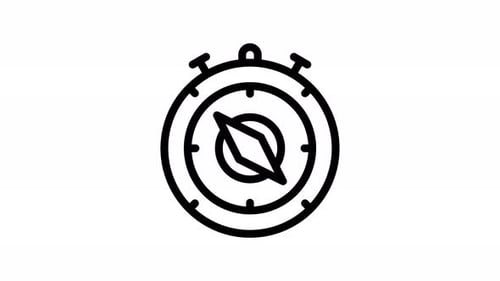 Animation Compass Navigation Icon