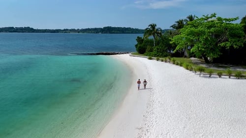 Scenic Stroll Along the Pristine Shores of Koh Mak and Koh Kham in Thailand