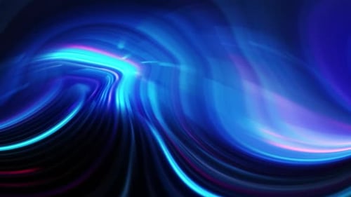 Futuristic Abstract Blue Purple Light Trails Motion Background
