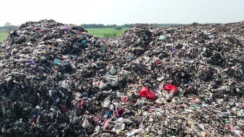 Large Trash Dump in a Rural Environment
