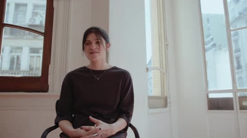 Group Therapy Patients Sitting in Circle and Discussing Problems