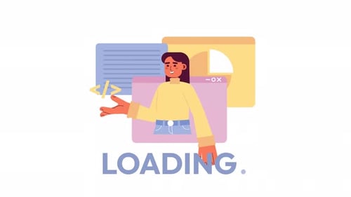 Animated Building Website Loader