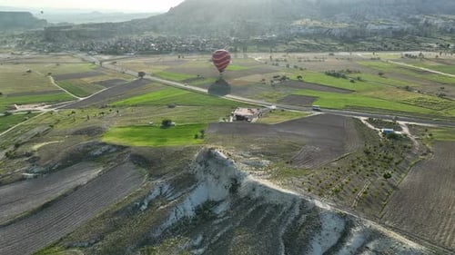 Aerial View Hot Air Baloons in Turkey 4 K