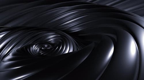 Dark Abstract Fluid Spiral Animation Background Loop