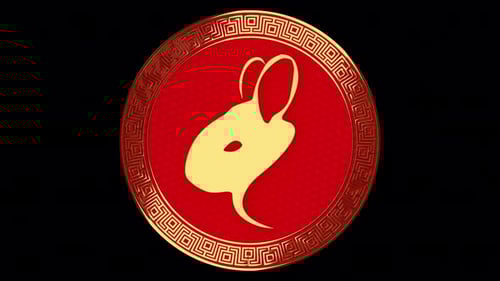 Chinese New Year Rabbit Zodiac Loop