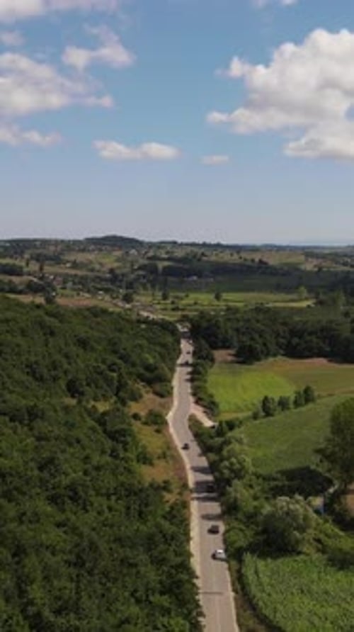 Vue aérienne de Green Asphalt