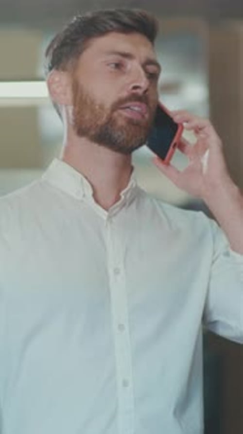 Focused Office Discussion Clips Animated Corporate Conversations Emphasizing Customer Engagement