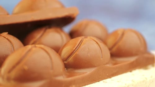 Chocolate Delight Being Crafted in a Kitchen Setting
